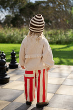 Load image into Gallery viewer, Organic Everyday Stripe Pant - Sauce