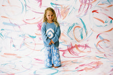 Load image into Gallery viewer, Organic Swirl Intarsia Knit Pull Over - Duck Egg