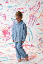 Load image into Gallery viewer, Organic Canvas Utility Pocket Pant - Duck Egg