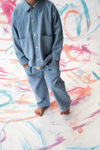 Load image into Gallery viewer, Organic Canvas Utility Pocket Pant - Duck Egg