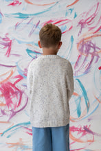 Load image into Gallery viewer, Organic Funfetti Knit Pull Over - Surf