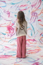 Load image into Gallery viewer, Organic Swirl Knit Vest - Milk