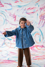 Load image into Gallery viewer, Quilted Swirl Denim Jacket