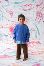 Load image into Gallery viewer, Textured Organic Slub Knit Pull Over - Cobalt