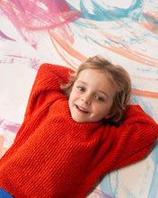 Load image into Gallery viewer, Organic Textured Boucle Knit Pull Over - Sauce