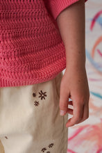 Load image into Gallery viewer, Organic Heavy Knit Tee - Bright Sorbet