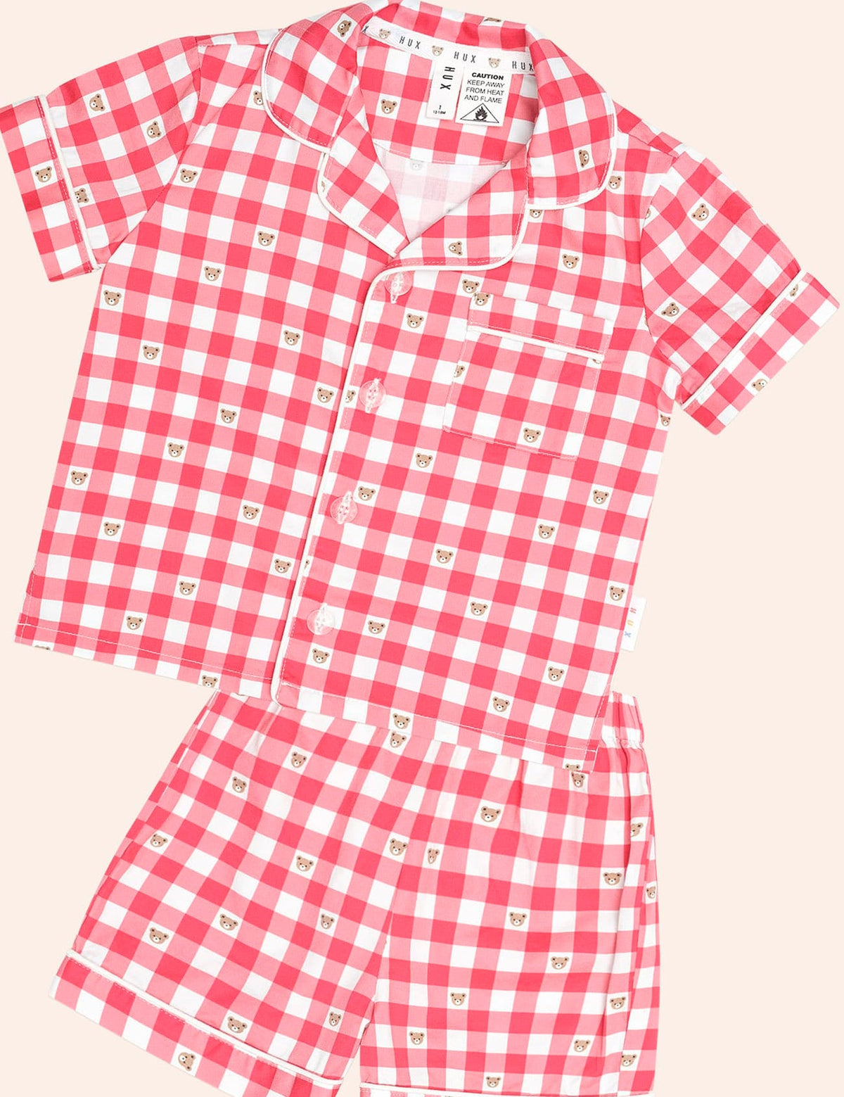 Huxbear Check Pjs