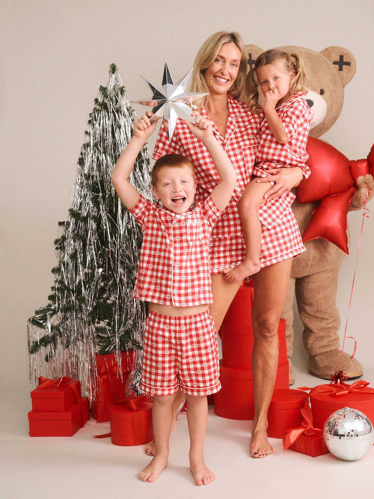 Huxbear Check Pjs