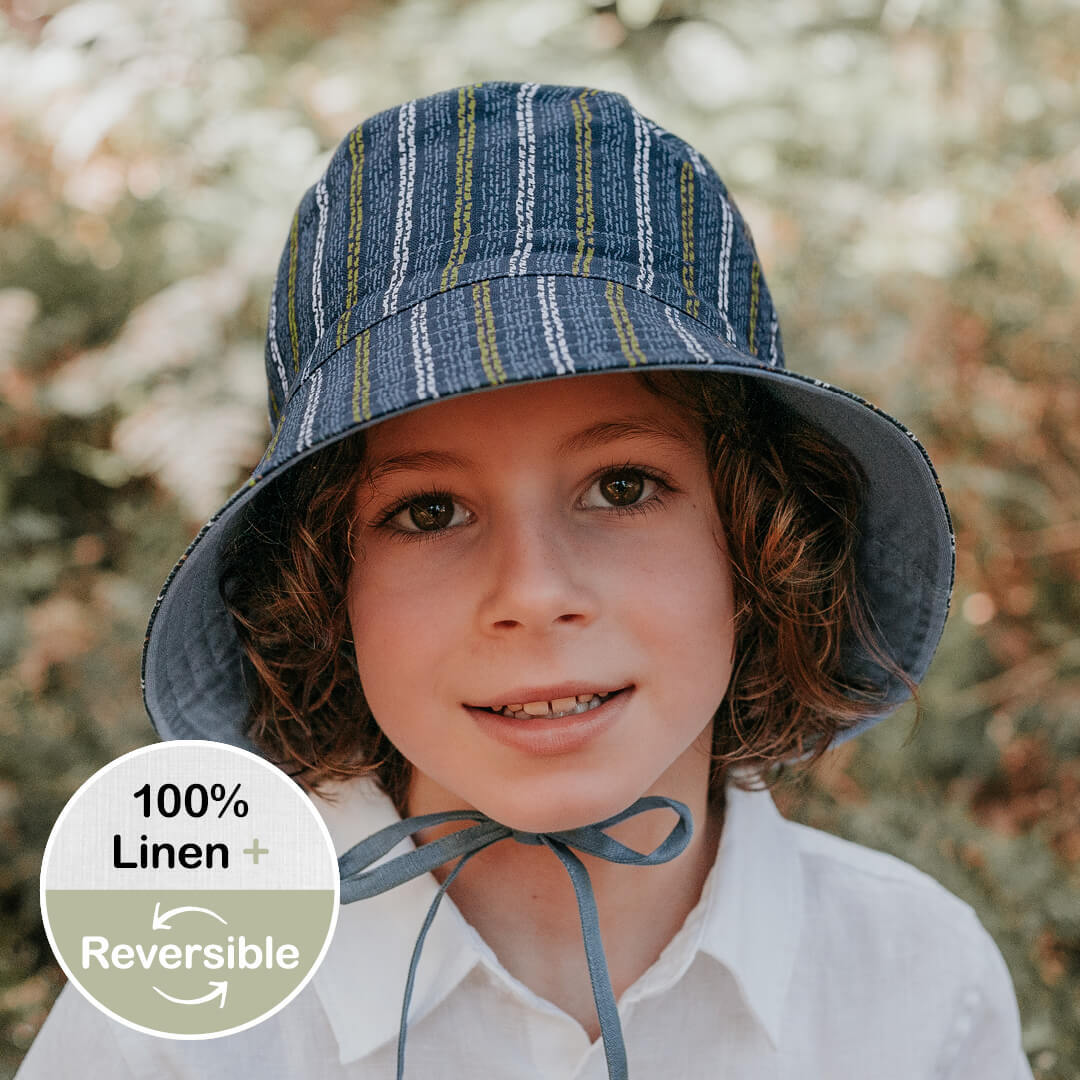 'Explorer' Reversible Classic Bucket Hat | Stanford/Steele
