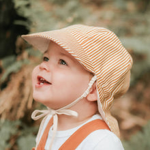 Load image into Gallery viewer, Lounger&#39; Baby Reversible Flap Sun Hat | Frankie/Flax