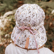Load image into Gallery viewer, &#39;Lounger&#39; Baby Reversible Flap Sun Hat | Provence/Rosa