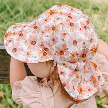 Load image into Gallery viewer, Lounger' Flap Sun Hat - Peggy / Rosa