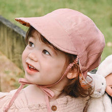 Load image into Gallery viewer, Lounger' Flap Sun Hat - Peggy / Rosa