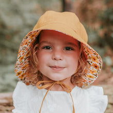 Load image into Gallery viewer, &#39;Wander&#39; Reversible Panelled Bucket Hat | Margaret/Maize