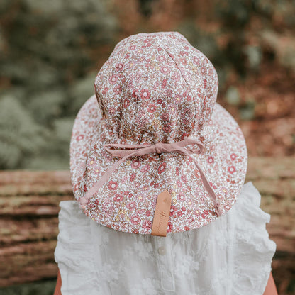 'Wander' Reversible Panelled Bucket Hat | Ramble/Rosa SIZE 6-13YR
