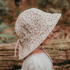 'Wander' Reversible Panelled Bucket Hat | Ruby/Rosa