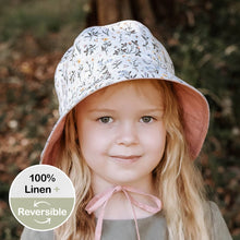 Load image into Gallery viewer, &#39;Wanderer&#39; Reversible Panelled Bucket Hat | Provence/Rosa