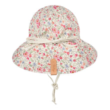 Load image into Gallery viewer, Wanderer' Panelled Bucket Sun Hat - Francesca / Flax