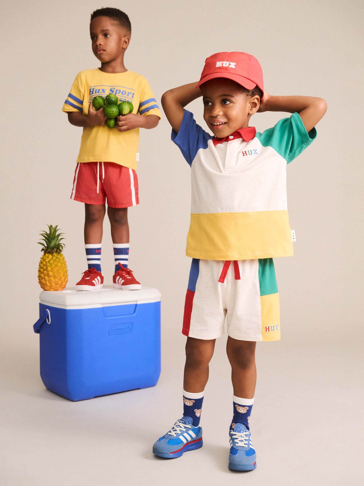 Slouchy Colour Block Raglan Polo