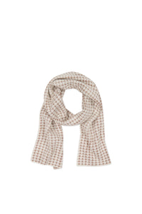 Houndstooth Scarf - Houndstooth Natural