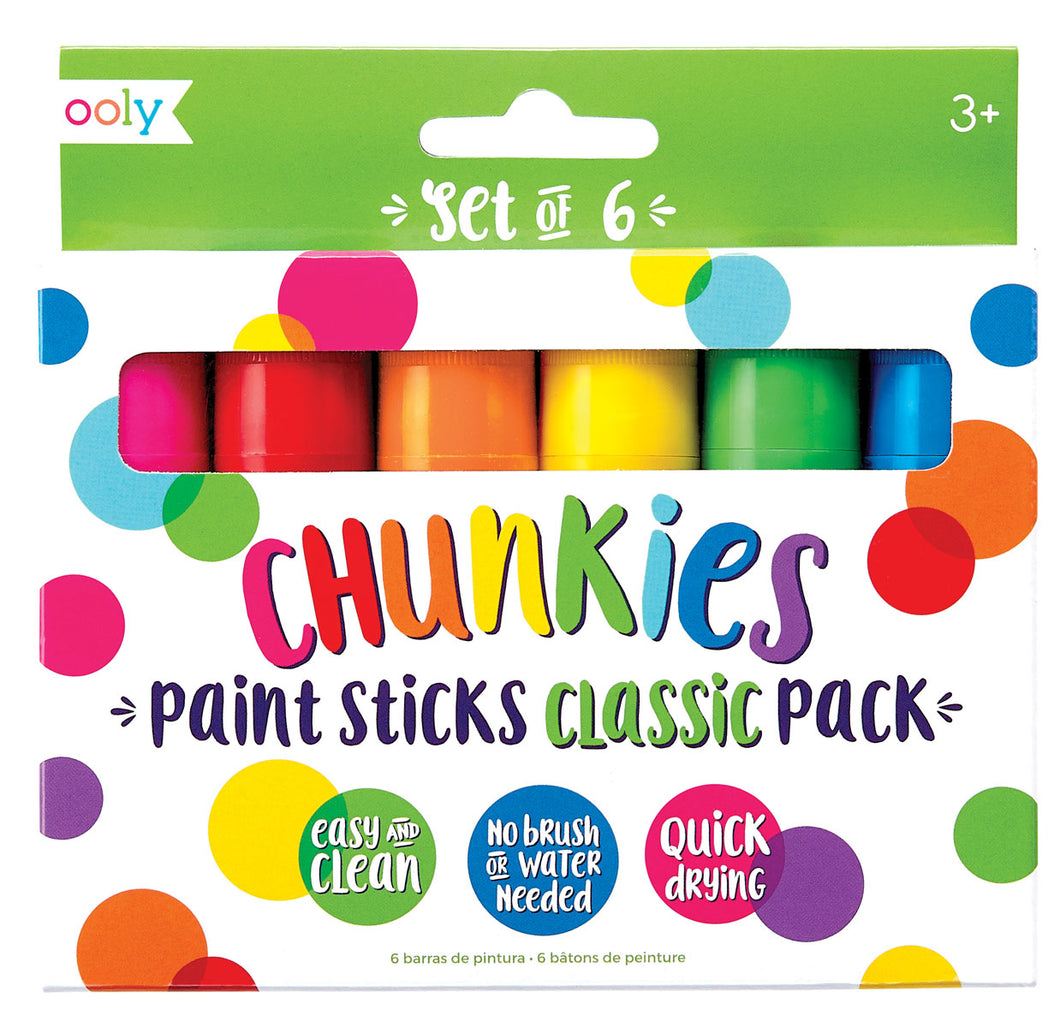 Classic Chunkie Paint Sticks | 6pc