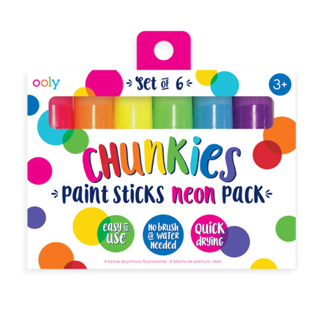 Neon Chunkie Paint Sticks | 6pc