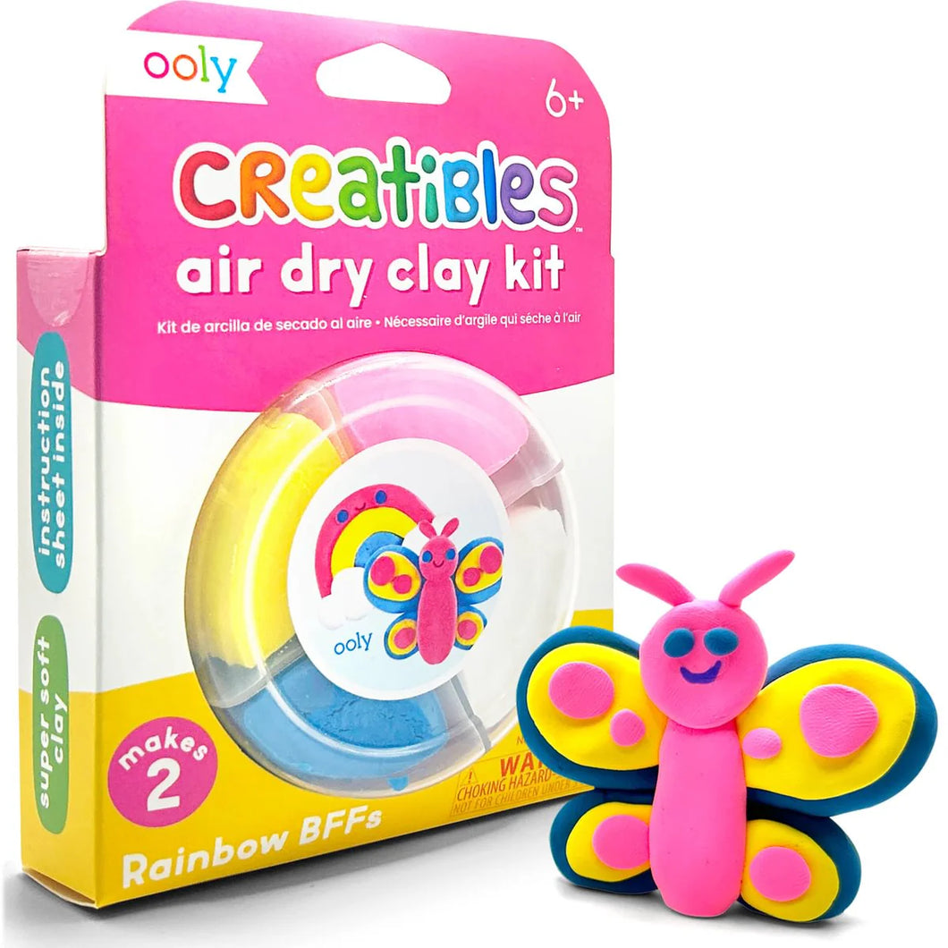 Creatibles Air Dry Clay Kit | Rainbow BFFS