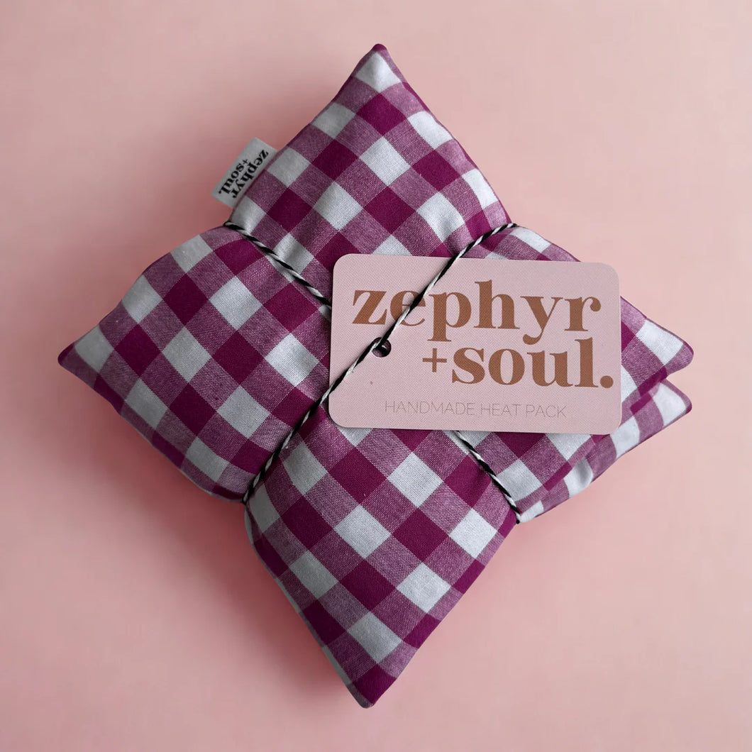Magenta Gingham Heat Pack