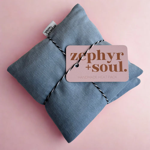 Blue Corduroy Heat Pack