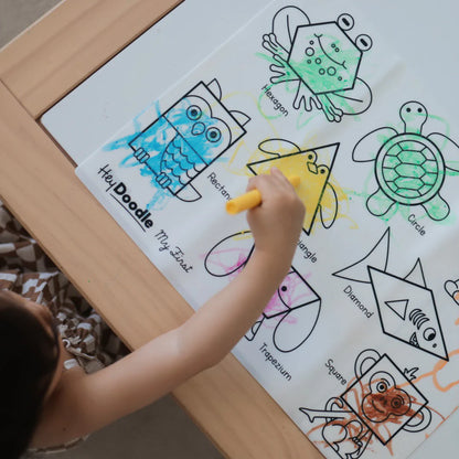 My First Shapes, Colouring & Doodle Mat