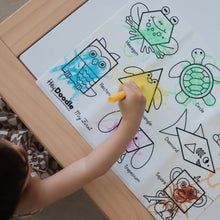 Load image into Gallery viewer, My First Shapes, Colouring &amp; Doodle Mat