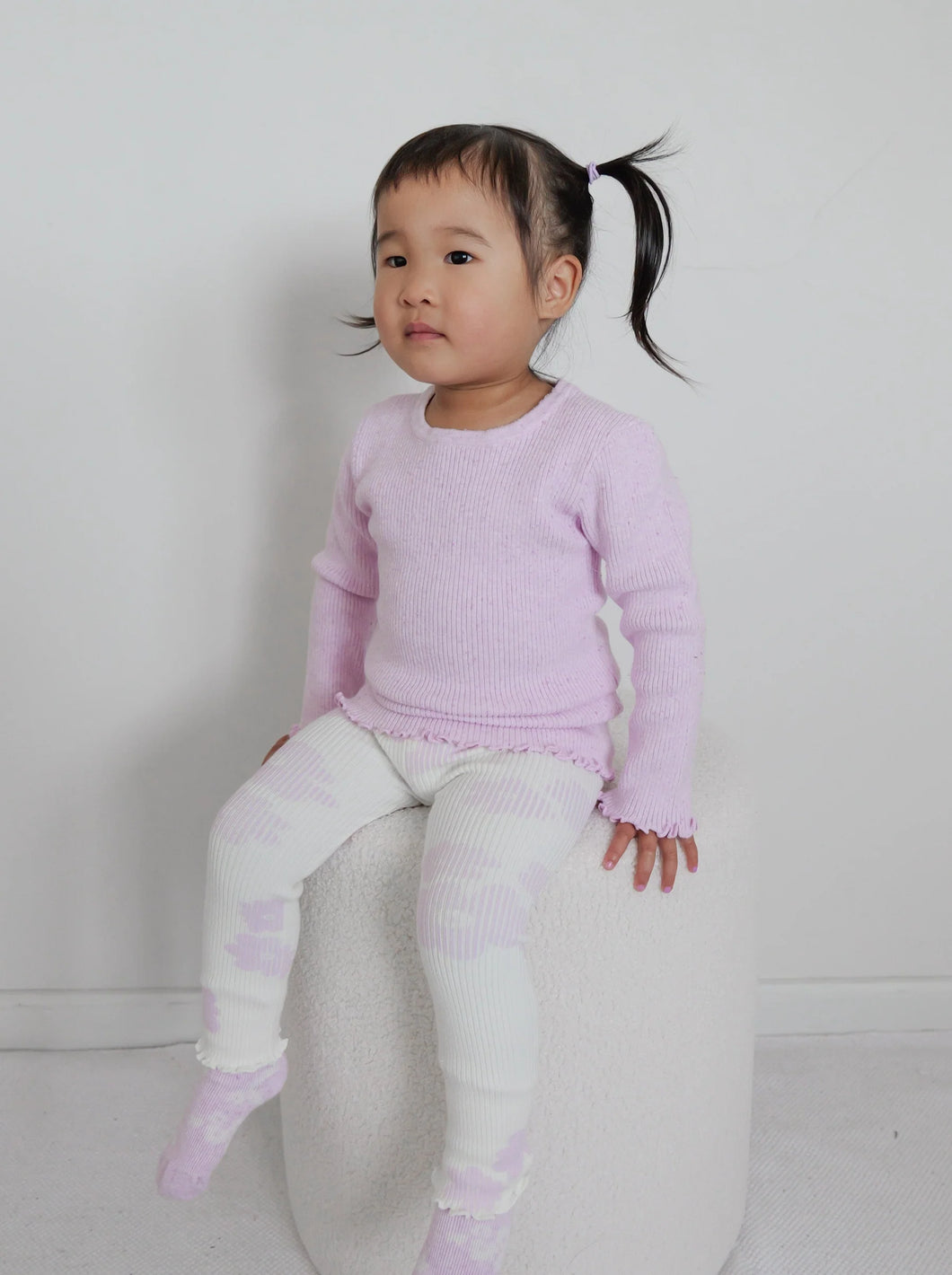 Ribbed Top | Lilac Fleck SIZE 5YR, 6YR and 7YR