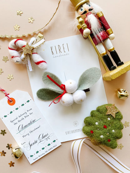 Mistletoe Headband/Hair Clip