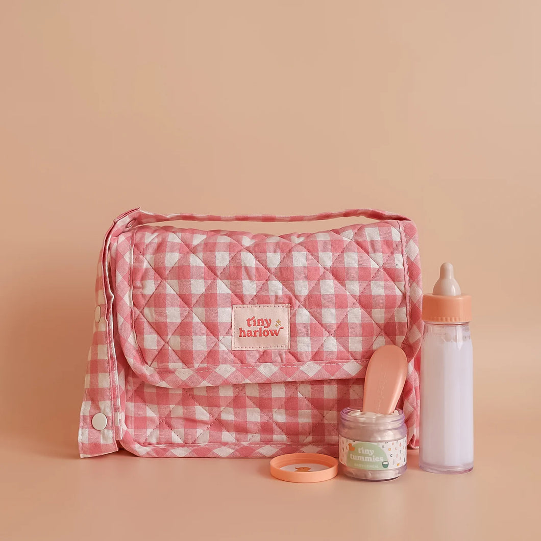 Tiny Nurturers Set | Pink Gingham