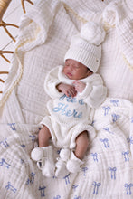 Load image into Gallery viewer, He&#39;s Here Chunky Knit Romper