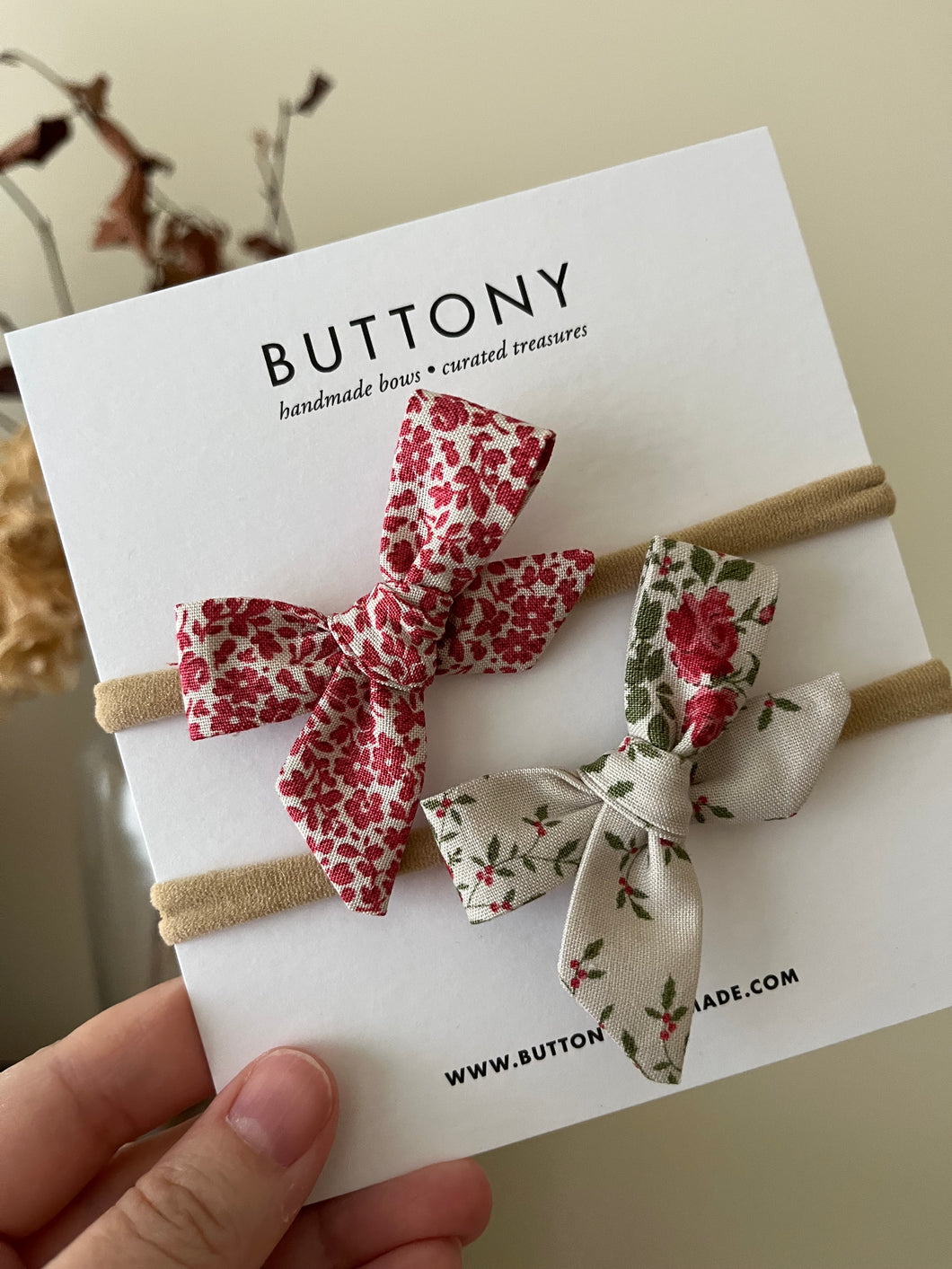 My First Bows | Rose Garden