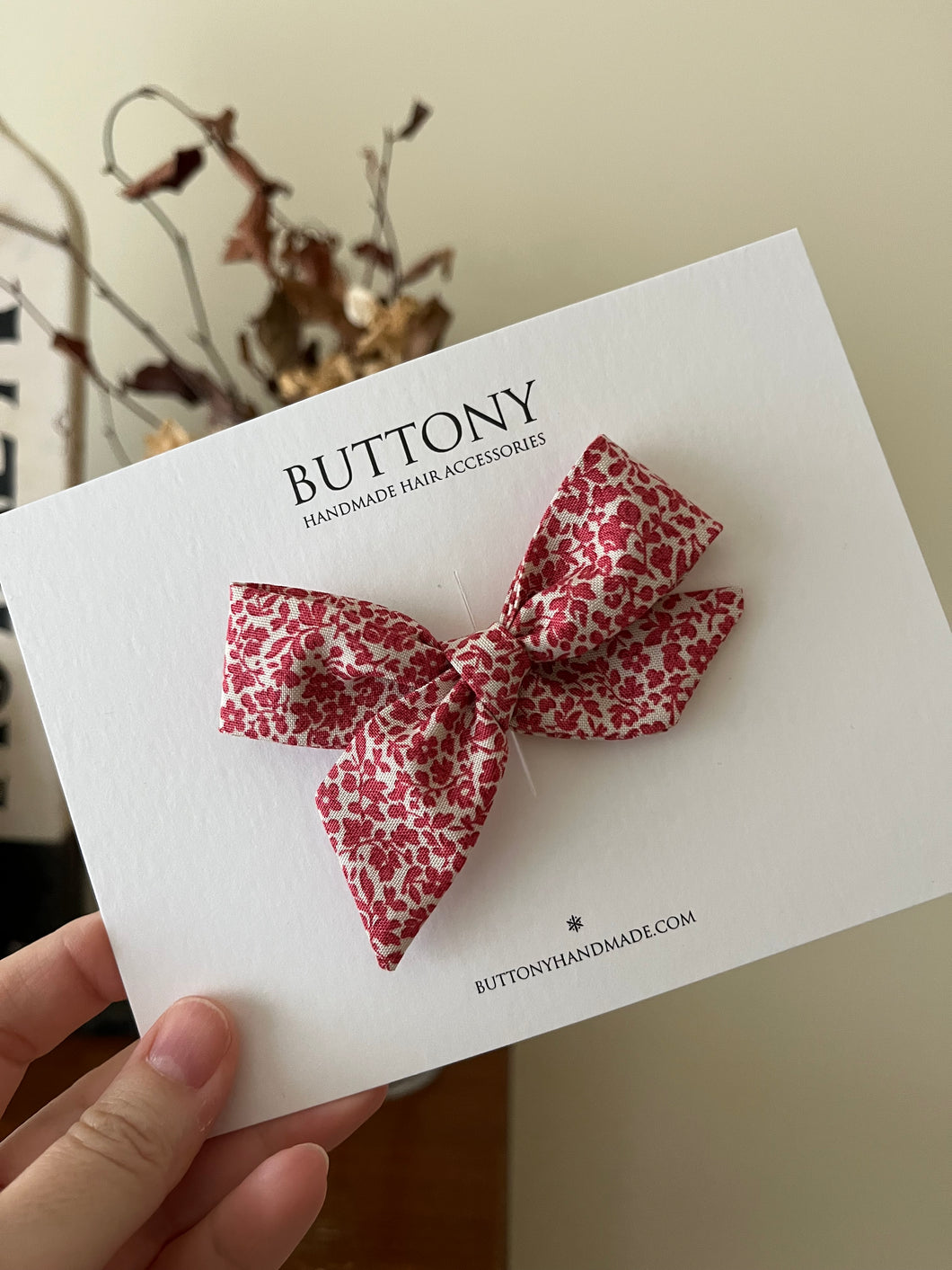 Big Sister Bow | Berry Red