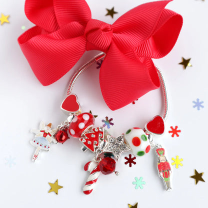 Nutcracker Christmas Charm Bracelet