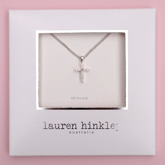 Diamonte Cross Necklace