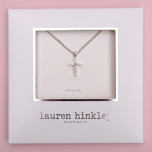 Diamonte Cross Necklace