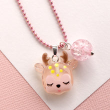 Load image into Gallery viewer, Pink Reindeer Necklace