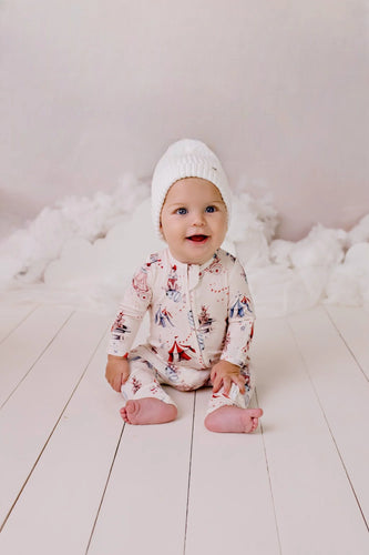 Circus Bunnies - Bamboo Zipsuit