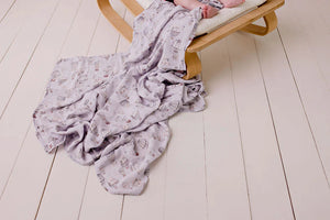 Dreamy Sheep | Organic Muslin Swaddle