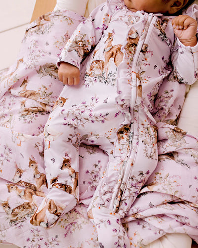 Enchanted Gardens - Bamboo Zipsuit