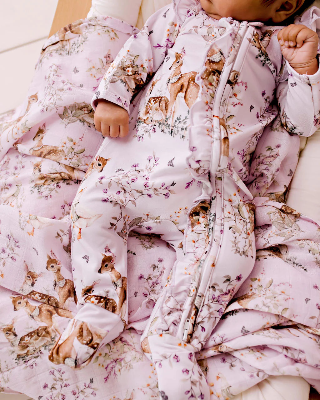 Enchanted Gardens - Bamboo Zipsuit