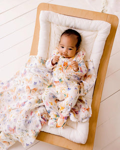 Butterfly Blooms - Bamboo Zipsuit