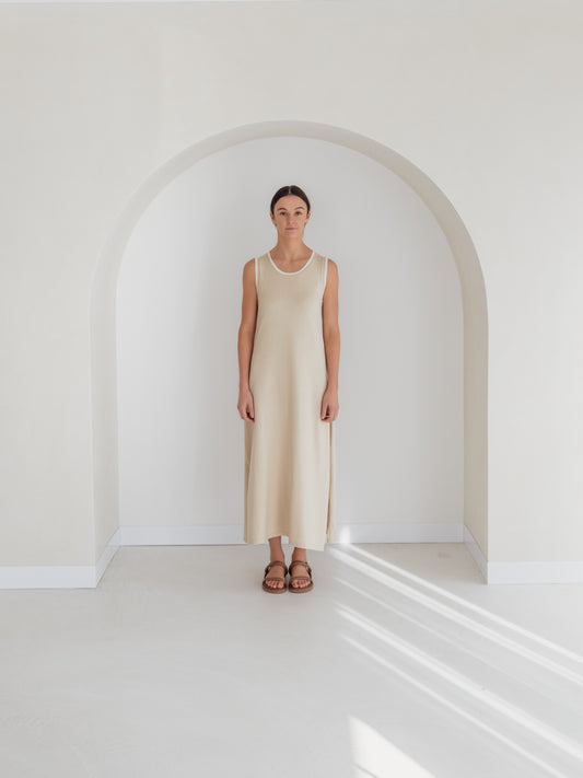 Knit Dress | Latte (Women's) SIZE XS and L