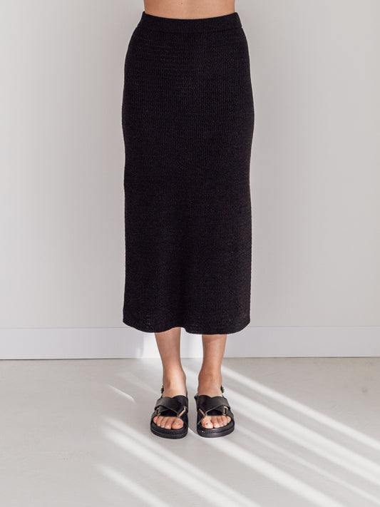 Knit Skirt | Onyx (Women's) SIZE XS and S