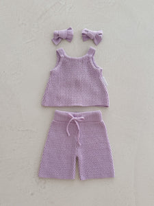 Singlet | Violet SIZE 0-3M, 3-6M, 5YR, 6YR and 7YR