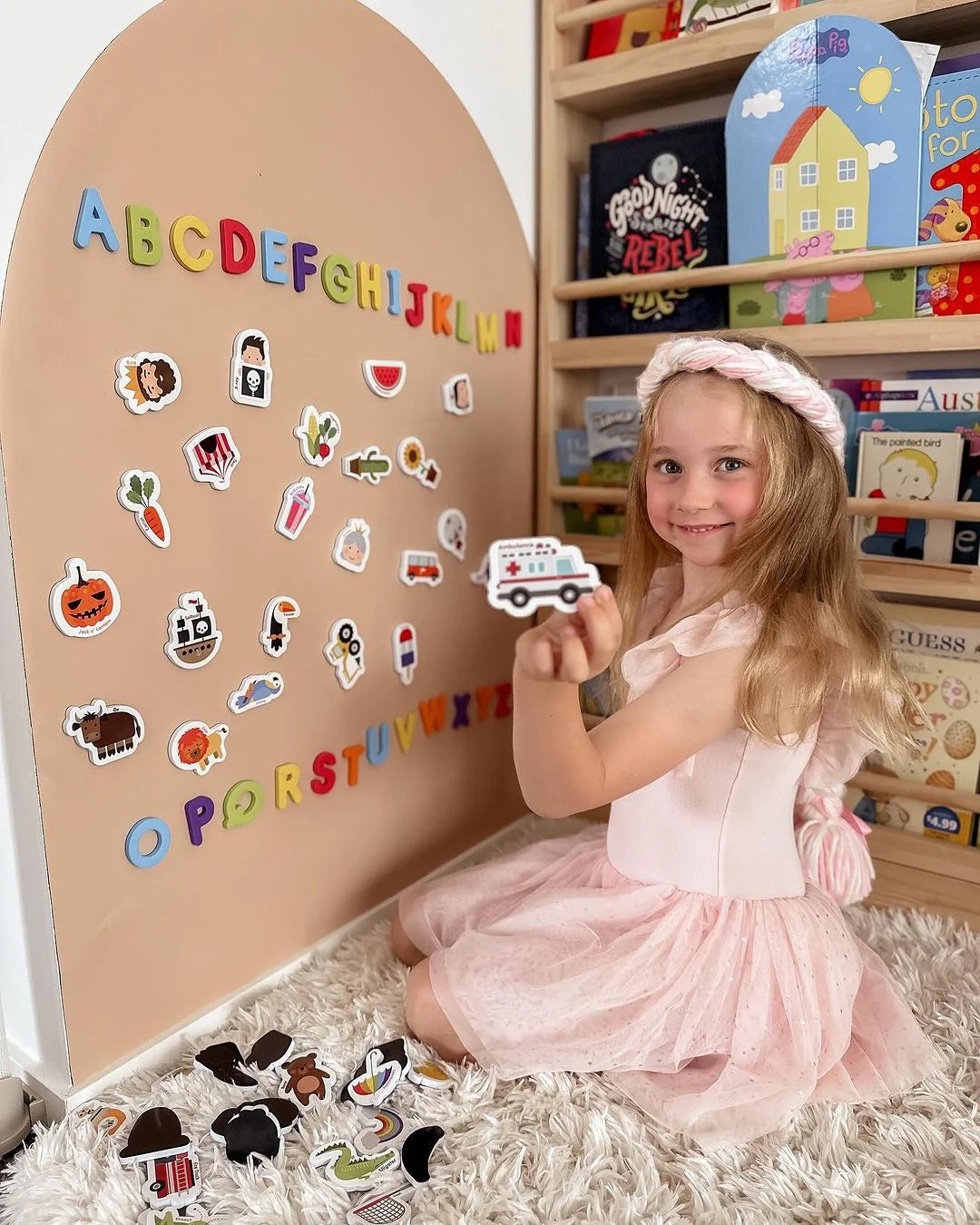 Magnetic Objects and Letters